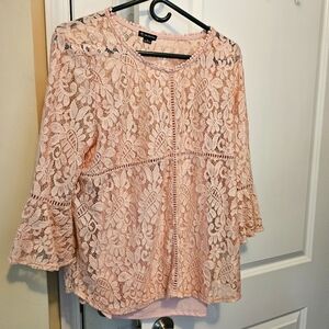 Gorgeous lace top with cami underneath